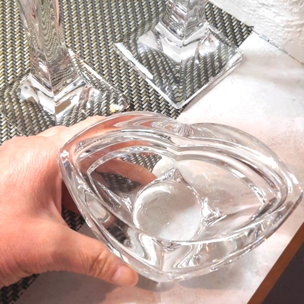 3 pc Mikasa candle holder set. - Picture 3 of 4